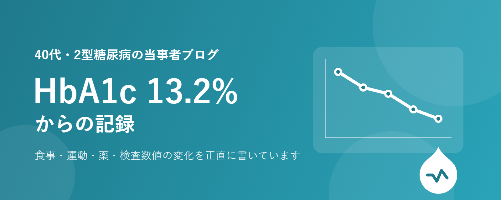 HbA1c 13.2%からの記録|40代・2型糖尿病の当事者ブログ